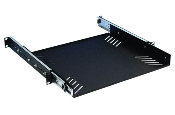 Adam Hall 87556 19" 1 HE Shelf With Sliding Rail image 1