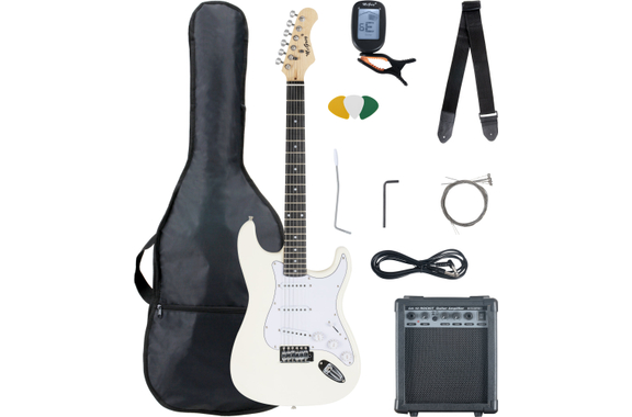 McGrey Rockit E-Gitarre ST-Komplettset White image 1