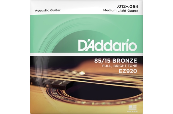 D'Addario EZ920 Medium Light image 1