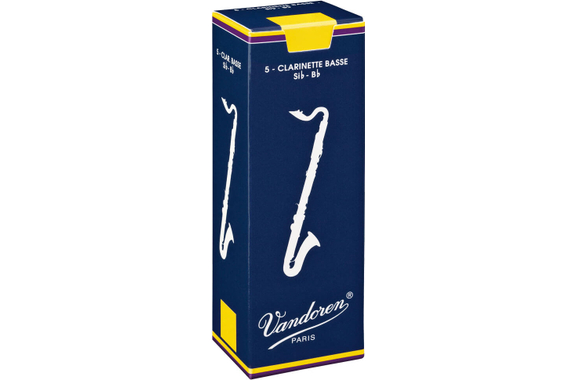 Cañas Vandoren Para Clarinete Bajo (2,5) Paquete De 5 image 1