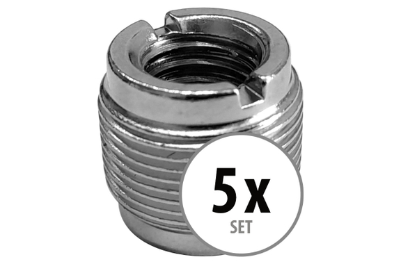 Pronomic Reducer Thread 3/8" to 5/8" 5x Set image 1
