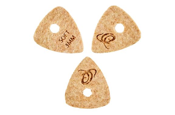 Ortega OGP-F-S3 Felt Picks Soft - 3-Pack image 1