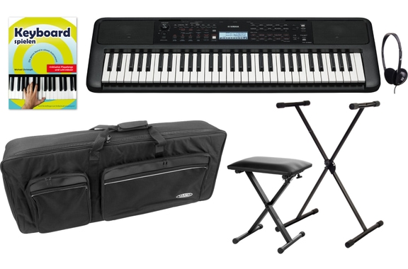 Yamaha PSR-E383 Keyboard Deluxe Set image 1