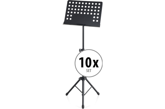 Pronomic OS-01P Orkeststandaard Geperforeerd Metaal met Notenklemmen 10x Set image 1