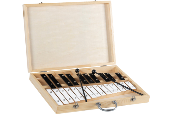 Classic Cantabile GSH-25 Glockenspiel Con Caja De Madera Cromático image 1
