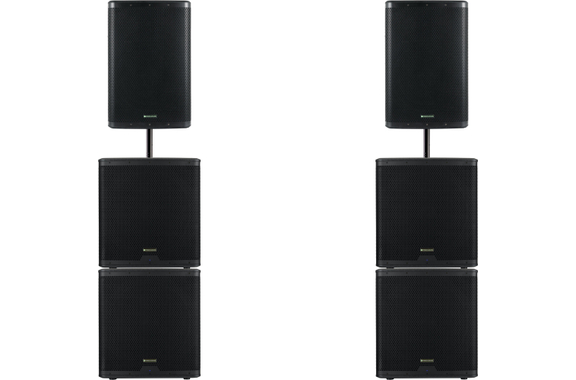 Pronomic C-118SA/215MA Six-Pack Active PA System image 1