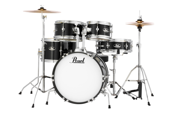 Pearl RSJ465C/C31 Roadshow JR Drumkit Jet Black image 1