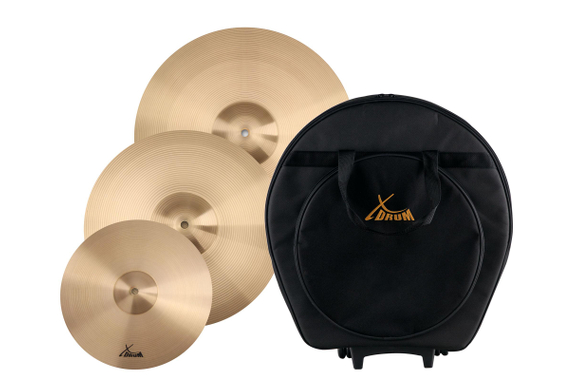 XDrum Eco Effekt Beckensatz mit Beckentasche image 1