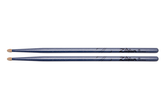 Zildjian 5A Chroma Blue Drumsticks image 1