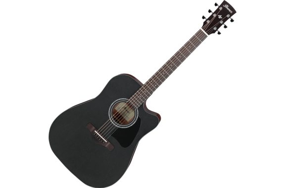 Ibanez AW247CE-WKH Chitarra Western Weathered Black image 1