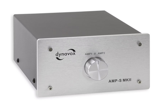 Dynavox AMP-S MKII Verstärker/Boxen-Umschalter silber  - Retoure (Zustand: sehr gut) image 1