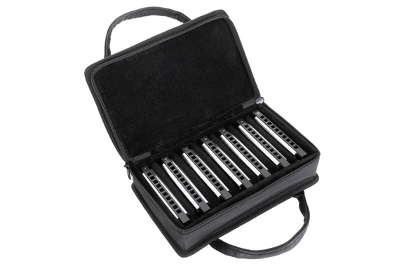 Classic Cantabile AHBS-7 Alabama Blues Harmonica 7er Set image 1