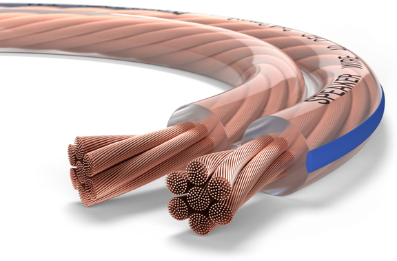 Cable de Altavoz Oehlbach SP-40 10m Transparente image 1