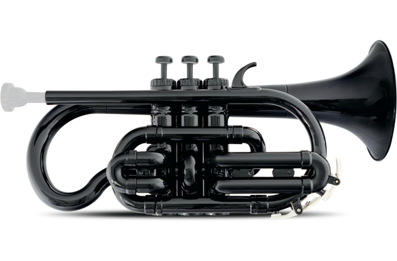 Classic Cantabile MardiBrass Cornetta Bb in Plastica nera image 1