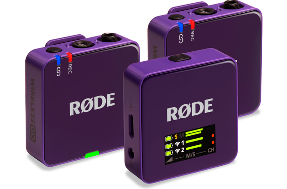 Rode Wireless GO (Gen 3) Purple image 1