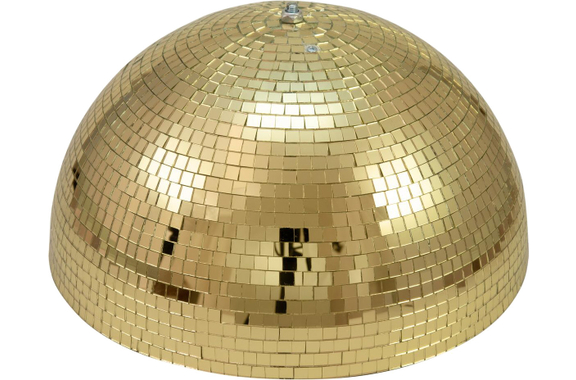 Eurolite Spiegelhalve Bol 40 cm Goud Gemotoriseerd image 1