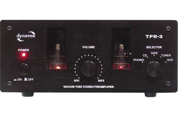 Dynavox TPR-3 Preamplificador De Válvulas Phono Negro image 1