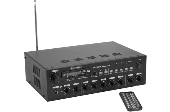 Omnitronic CPZ-60P PA Mixer-Amplifier image 1