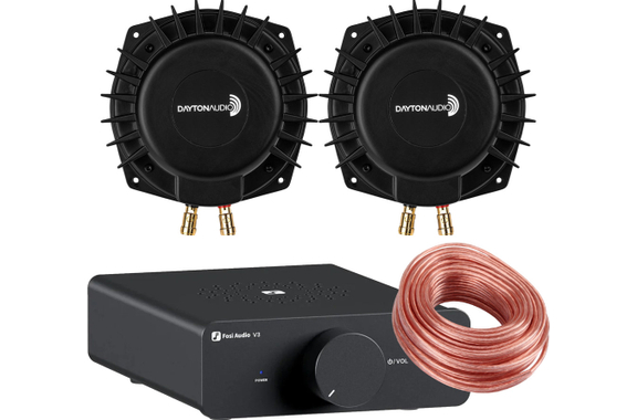 Dayton / Fosi Audio 2 x 300W Bass Shaker Sim-Racing Set image 1