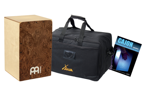 Set Cajon Meinl SC100BW Snarecraft avec Sac et École image 1