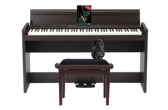 Korg LP-380U RW Digitalpiano Rosenhout Home Set image 1