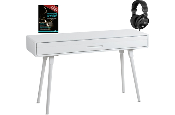 Classic Cantabile DP-730 WP Digitalpiano Bianco opaco Set image 1
