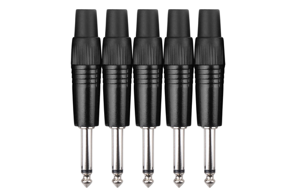 Pronomic JPLUG Zwarte Jackplug - Set Van 5 image 1