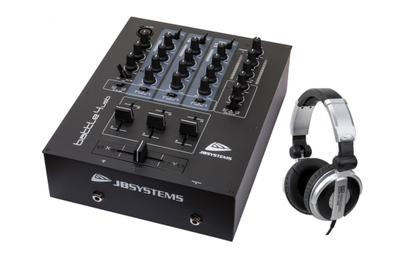 JB Systems Battle 4-USB DJ-Mischpult Set image 1