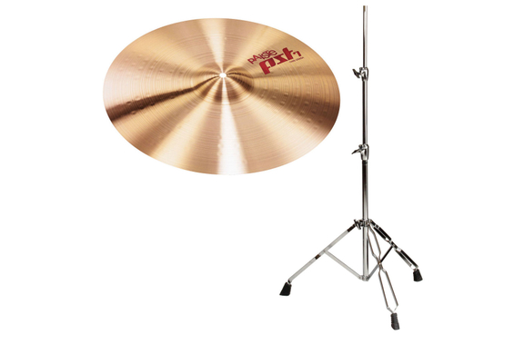 Paiste PST 7 14" Thin Crash + Set Support Cymbale image 1