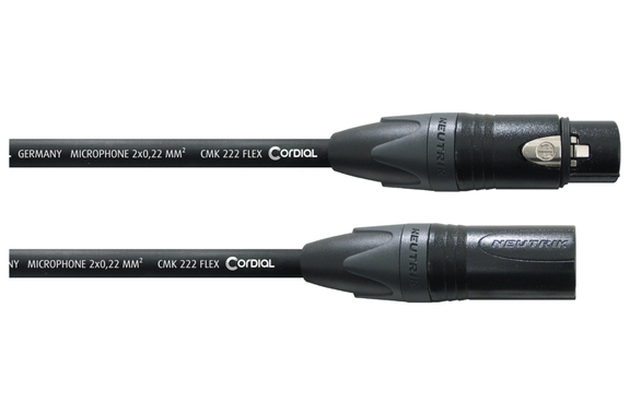Cordial CPM 10 FM-Flex Câble XLR 10 m Noir image 1