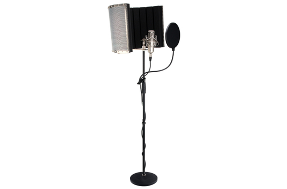 Pronomic CM-100S Large-Diaphragm Microphone Complete Set incl. Stand, Pop Filter, Micscreen & Cable image 1