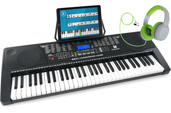 McGrey LK-6150 Lighted Keys Keyboard KKH-10 & Kids Headphones Set image 1
