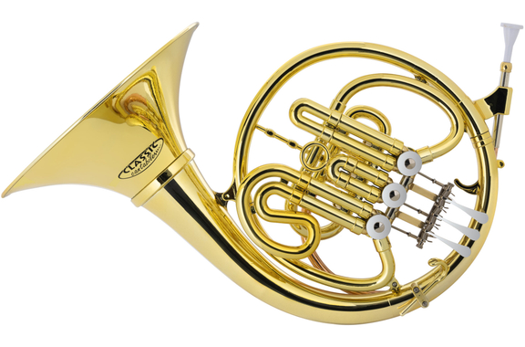 Classic Cantabile WH-30GD MardiBrass Kunststof Bb-hoorn Goud image 1