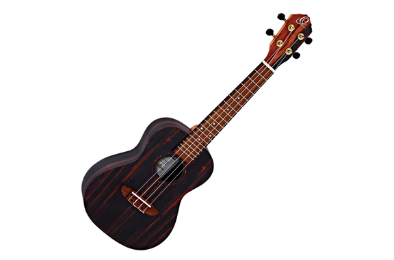 Ortega RUEB-CC Konzert Ukulele Ebony image 1