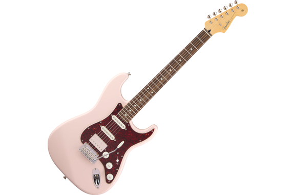 Fender Made in Japan Hybrid II 2026 Collection Stratocaster HSS Satin Shell Pink image 1