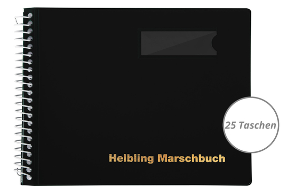 Helbling BMS25 Marschbuch schwarz 25 Taschen image 1