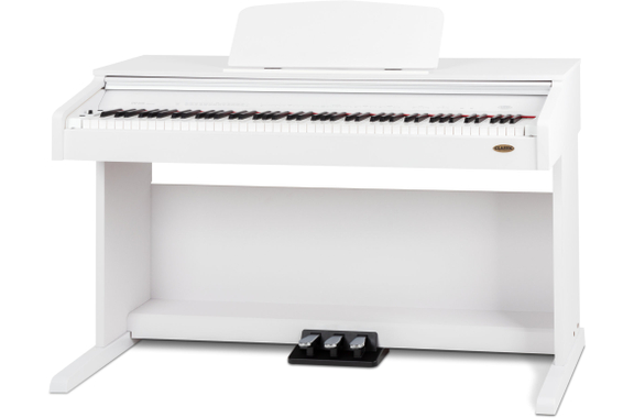 Classic Cantabile DP-210 WM E-Piano bianco opaco image 1