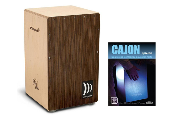 Schlagwerk CP430 Cajon 2inOne "deluxe" Wenge Set incl. Escuela de Cajón image 1