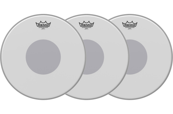 Remo Controlled Sound Coated Black Dot 14" Set de 3 image 1