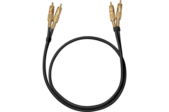 Oehlbach NF 1 Master RCA Cable 50cm Black image 1