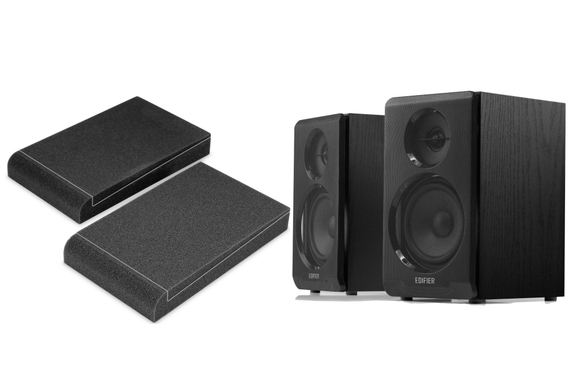 Edifier R33BT Boekenplankluidsprekers Zwart ISO 5" Set image 1