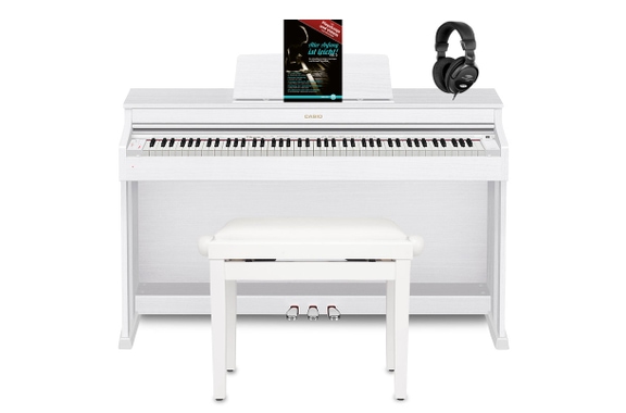 Casio Celviano AP-470 Digitalpiano Weiß Set inkl. Pianobank, Kopfhörer & Klavierschule image 1