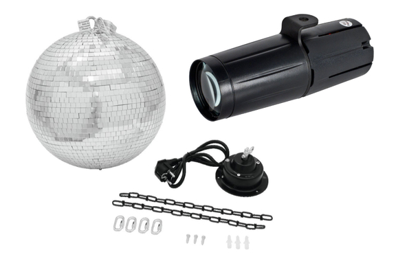 ADJ Pinspot LED II Spiegelbol Set image 1