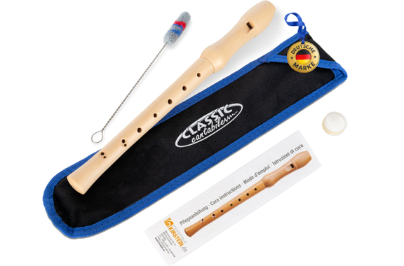 Classic Cantabile Stella Maple Recorder Baroque Fingering image 1