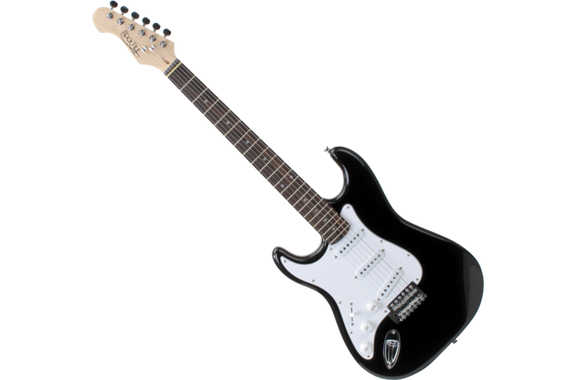 Rocktile Pro ST3-BK/RW-L Linkshänder (Lefty) E-Gitarre Black  - Retoure (Zustand: gut) image 1