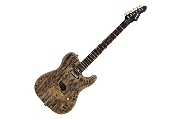 Slick SL50 BA Electric Guitar Black Ash image 1