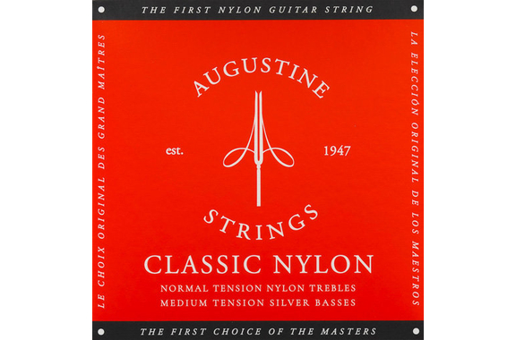 Augustine Gitarrensaiten Satz Medium Tension rot image 1