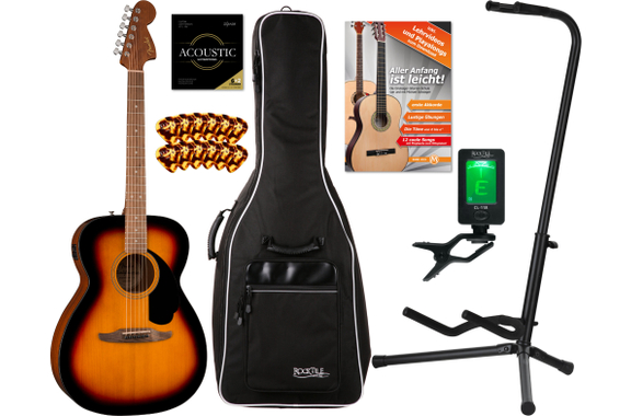 Fender California Standard Monterey E 3-Color Sunburst Starter Set image 1