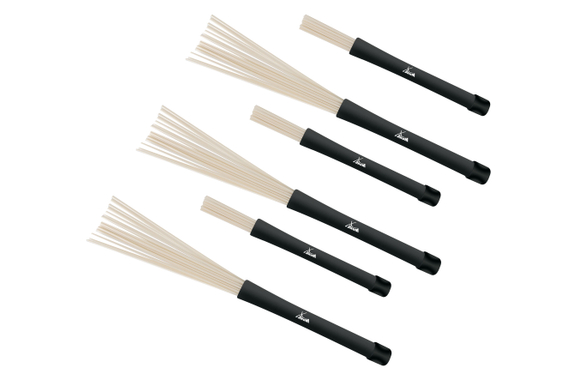 3 Pair SET XDrum NJB3 Jazz Brushes Nylon Brushes image 1