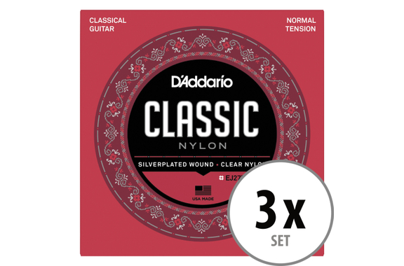 D'Addario EJ 27N Student 3x Set image 1